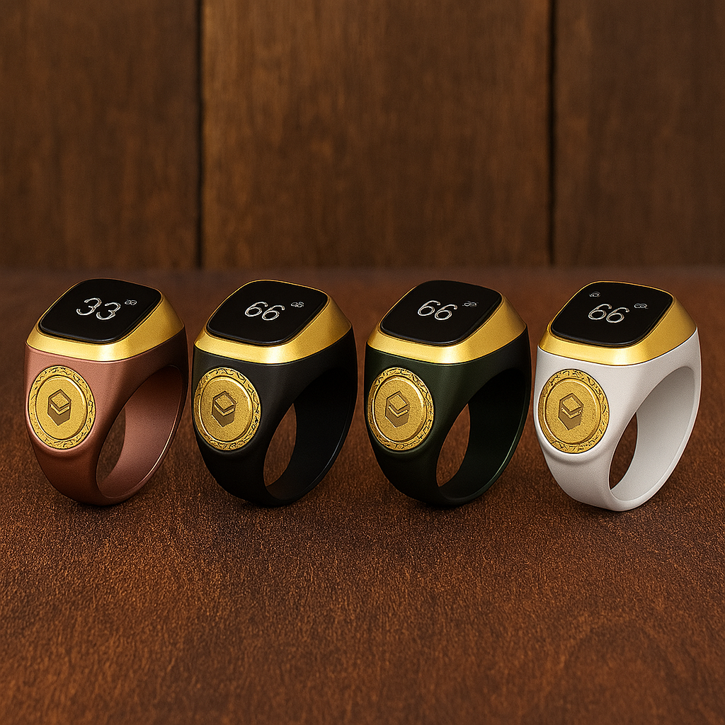 Qibla Zikr Tasbeeh Ring