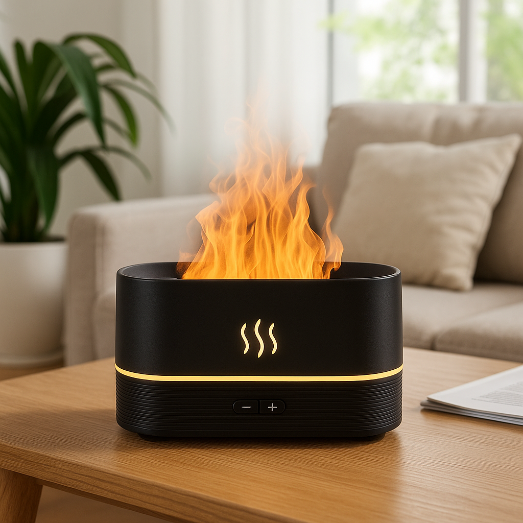 Flame aroma diffuser