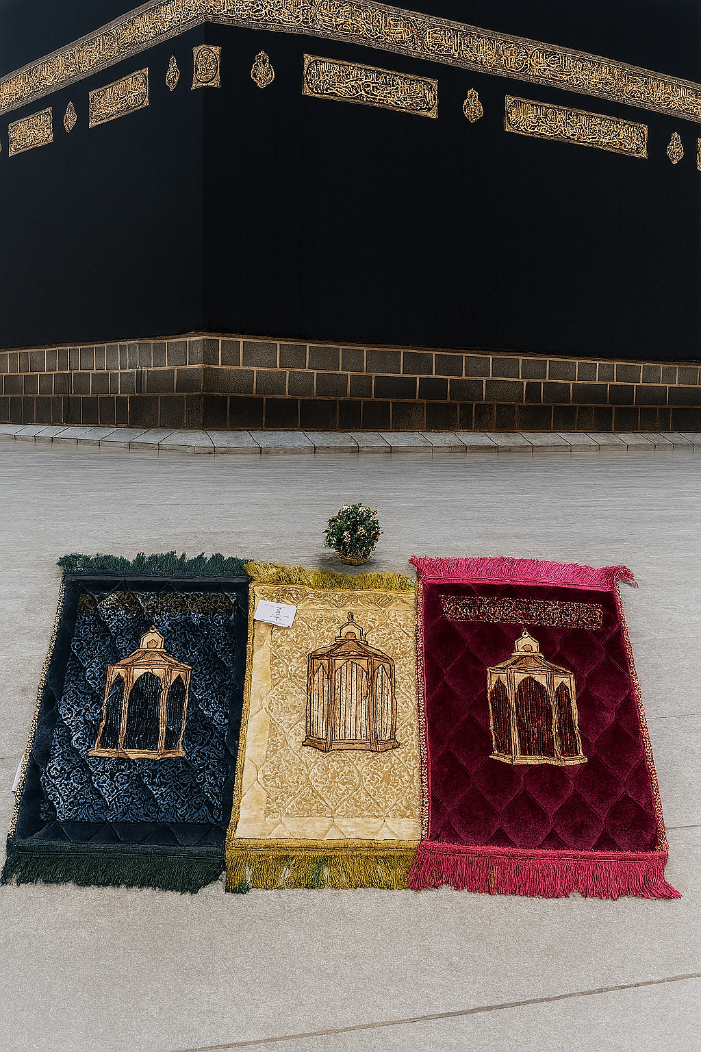 Kids Padded Velvet Prayer Mat